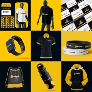 e-syns Logo Design and Brand Identity